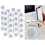 Callstel 40er-Set NFC-Tag-Sticker, kompatibel mit iOS & Android, 504 Byte Callstel NFC-Tag-Sticker für iOS- und Android-Apps