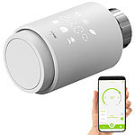 revolt Programmierbares Heizkörper-Thermostat mit Bluetooth, App, LED-Display revolt Programmierbare Heizkörperthermostate mit Bluetooth