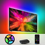 Luminea Home Control HDMI-TV-Sync-Box für Ambiente-Licht, RGB-IC-LEDs, Versandrückläufer Luminea Home Control