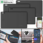 Callstel 4er-Set Geldbeutel- & Gegenstandsfinder, Kreditkartenformat, MFi-zert. Callstel MFi-zertifizierter Geldbeutel- & Gegenstandsfinder mit weltweiter Ortung und App