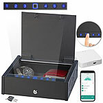 Xcase Tresor mit biometrischer Fingerabdruckerkennung, WLAN-Gateway und App Xcase