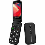 simvalley MOBILE 4G-Senioren-Klapphandy mit 2,8"-Farbdisplay, Versandrückläufer simvalley MOBILE 4G-Senioren-Klapphandys mit Garantruf Easy und Dual-SIM