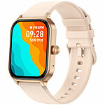 newgen medicals Fitness-Smartwatch mit 1,93" Display, Freisprechen, Versandrückläufer newgen medicals Smartwatches Fitnessuhren mit Telefon-Freisprechfunktion