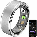newgen medicals Fitnesstracker-Ring, Sp02, Herzfrequenz, Versandrückläufer newgen medicals Fitnesstracker-Ringe, Sp02, Herzfrequenz, Schlafanalyse