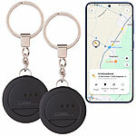 Callstel 2er-Set Mini-Schlüssel- & Gegenstandfinder, für SmartThings-App , IP65 Callstel Schlüssel- & Gegenstandsfinder für Samsung, weltweite Ortung, kompatibel zur SmartThings-App