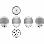 AGT 2er-Set 4in1-WLAN-Wasseranalysatoren für pH, ORP, Salz, Temperatur AGT Smarte 4in1-WLAN-Wasseranalysatoren mit App
