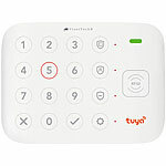 VisorTech 6-teiliges WLAN-Alarmanlagen-Set mit 3 Sensoren, 2 RFID-Schlüssel, App VisorTech Funk-Alarmanlagen-Set mit WLAN und App