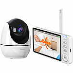 7links HD-Video-Babyphone mit 5"-IPS-Farbdisplay, Akku, IR-Nachtsicht, VOX 7links Video Babyphones