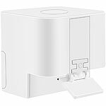 Luminea Home Control Smarter Schalter-Aufsatz für Schalter & Taster, Sprachsteuerung, App Luminea Home Control App-gesteuerte Schalt-Aufsätze für Kippschalter & Taster