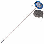 AGT 2in1-Autowaschmopp, Teleskop-Stiel bis 160 cm, 2 Mikrofaser-Aufsätze AGT 2in1-Autowaschmopps mit Teleskop-Stiel