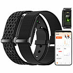newgen medicals Smartes Fitnesstracker-Armband mit App, 150 mAh, bis 20 Tage, IP68 newgen medicals Smarte Fitnesstracker-Armbänder mit App