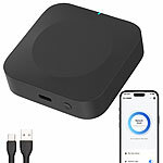 Luminea Home Control Dualband-WLAN-Gateway mit Bluetooth-Mesh, bis 300 m Reichweite Luminea Home Control Dualband-WLAN-Gateways mit Bluetooth 