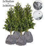 4er-Set Thermo-Topfschutz für Pflanzen, 2 Größen 50 x 45cm + 70 x 65cm Thermo-Topfschutze für Kübelpflanzen