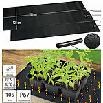 Royal Gardineer 2er-Set Heizmatten für Pflanzenanzucht & Terrarien, Größe L, IP67,105W Royal Gardineer