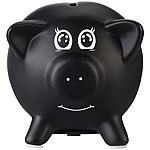 Playtastic Keramik-Sparschwein mit Tafellack zum Beschriften, Kreide, Schlüssel Playtastic Sparschwein zum Bemalen