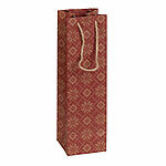 infactory 12er-Set weihnachtliche Kraftpapier-Geschenktüten,Versandrückläufer infactory Geschenktüten mit Weihnachts-Motiv für Weinflaschen