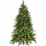infactory Künstlicher Premium-Weihnachtsbaum mit 3000 LEDs, 8 Leuchtmodi, 210 cm infactory Weihnachtsbäume mit LED-Beleuchtung