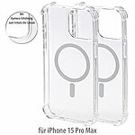 Xcase Transparente iPhone 15 Pro Max MagSafe Hybrid Hülle Xcase 