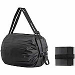 PEARL 2er Set Leichte Falt-Reisetasche aus Polyester, 20 L, 50-cm-Tragegurt PEARL  