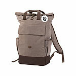 Xcase Kompakter Rolltop-Canvas-Rucksack, Versandrückläufer Xcase Rolltop-Canvas-Rucksäcke mit gepolstertem Laptop-Fach