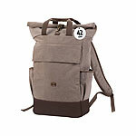 Xcase Großer Rolltop-Canvas-Rucksack mit Laptopfach, Versandrückläufer Xcase Rolltop-Canvas-Rucksäcke mit gepolstertem Laptop-Fach