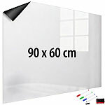 infactory Magnetische Whiteboard-Folie, selbstklebend, 4 Marker, 90 x 60 cm infactory Magnetische Whiteboard-Folien