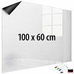 infactory Magnetische Whiteboard-Folie, selbstklebend, 4 Marker, 100 x 60 cm infactory Magnetische Whiteboard-Folien