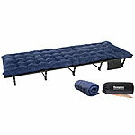 Semptec Urban Survival Technology Ultraleichtes Feldbett mit XL-Feldbettauflage, bis 120 kg Tragkraft Semptec Urban Survival Technology Feldbetten mit Feldbettauflage