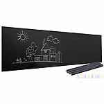 infactory 4er-Set selbstklebende Tafelfolien mit 5 Kreiden,abwischbar, 45x200 cm infactory Selbstklebende Tafelfolien