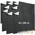 infactory 8er-Set Tafelfolien, selbstklebend & abwischbar,60 x 200cm, mit Kreide infactory Selbstklebende Tafelfolien