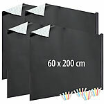 infactory 4er-Set selbstklebende Tafelfolien, abwischbar,mit Kreide, 90 x 200 cm infactory Selbstklebende Tafelfolien