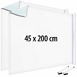 infactory 2er-Set Whiteboard-Folien für Marker auf Wasserbasis, 45 x 200cm infactory Whiteboard-Klebefolie