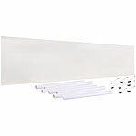 infactory 8er-Set Whiteboard-Folien für Marker auf Wasserbasis, 45 x 200cm infactory Whiteboard-Klebefolie