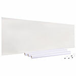 infactory 4er-Set Whiteboard-Folien für Marker auf Wasserbasis, 90 x 200cm infactory Whiteboard-Klebefolie