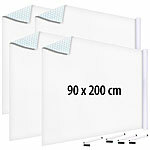 infactory 4er-Set Whiteboard-Folien für Marker auf Wasserbasis, 90 x 200cm infactory Whiteboard-Klebefolie