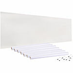 infactory 8er-Set Whiteboard-Folien für Marker auf Wasserbasis, 90 x 200cm infactory Whiteboard-Klebefolie