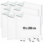 infactory 8er-Set Whiteboard-Folien für Marker auf Wasserbasis, 90 x 200cm infactory Whiteboard-Klebefolie