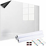 infactory 4er-Set Magn. Whiteboard-Folie, selbstklebend, 4 Marker, 250 x 120 cm infactory Magnetische Whiteboard-Folien