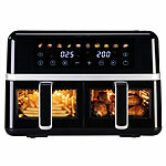 Rosenstein & Söhne Dual-Heißluftfritteuse, 2 Schubladen mit Sichtfenster, 10 Programme Rosenstein & Söhne Dual-Heißluftfritteusen