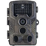 VisorTech Full-HD-Wildkamera mit 3 PIR-Sensoren, inkl. Akku-Solarpanel VisorTech