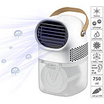 Sichler Haushaltsgeräte 3in1-Tisch-Luftwäscher, -befeuchter, -kühler mit Aroma-Funktion, 750ml Sichler Haushaltsgeräte