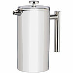 Rosenstein & Söhne French-Press, 1,5 Liter, doppelwandig, Versandrückläufer Rosenstein & Söhne Thermo-Kaffeepressen vakuum-isoliert