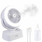 Sichler Haushaltsgeräte Akku-Tisch-Ventilator & Vernebler, Oszilation, Versandrückläufer Sichler Haushaltsgeräte 
