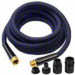 Semptec Urban Survival Technology Dehnbarer Druckwasserschlauch mit Klickverbinder, 5 bis 10 m Semptec Urban Survival Technology Lebensmittelechte Druckwasserschläuche, dehnbar