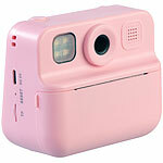 Playtastic Kinder-Sofortbild-Kamera mit Selfie-Objektiv, 2"-Display, 48 MP, pink Playtastic Kinder-Sofortbild-Kameras mit Selfie-Objektiv und Thermodruck 