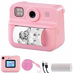Playtastic Kinder-Sofortbild-Kamera mit Selfie-Objektiv, 2"-Display, 48 MP, pink Playtastic Kinder-Sofortbild-Kameras mit Selfie-Objektiv und Thermodruck
