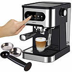 Cucina di Modena Espresso-Siebträgermaschine mit Milchaufschäumer und Milchtank Cucina di Modena Dampfdruck-Siebträger-Espressomaschinen