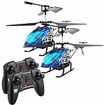 Simulus 2er-Set Ferngesteuerter Hubschrauber mit LED-Licht, 22 Min. Flugzeit Simulus Ferngesteuerte Helikopter