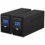 revolt 2er-Set Unterbrechungsfreie Stromversorgungen 1.500VA, 900W, 2x 230V revolt USV Unterbrechungsfreie Stromversorgungen für PCs (230 V)