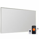 Sichler Haushaltsgeräte Smarte WLAN-Infrarot-Heizung, 600 W, bis 15 m², Thermostat, App Sichler Haushaltsgeräte WLAN-Infrarot-Wandheizungen mit App, für Amazon Alexa & Google Assistant